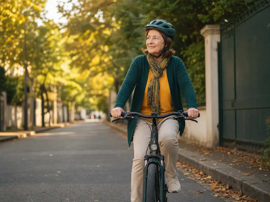Adulte en remise en selle à vélo en Île-de-France