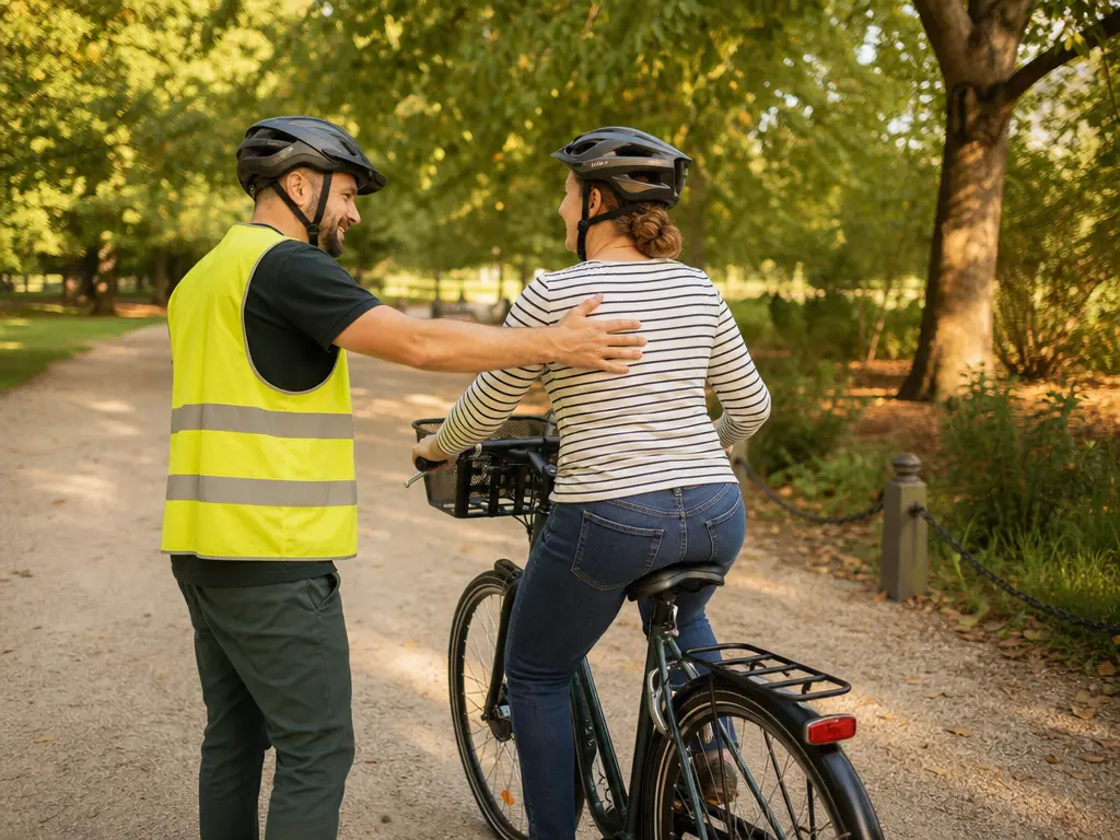 Cours de vélo pour adulte avec un moniteur en Île-de-France