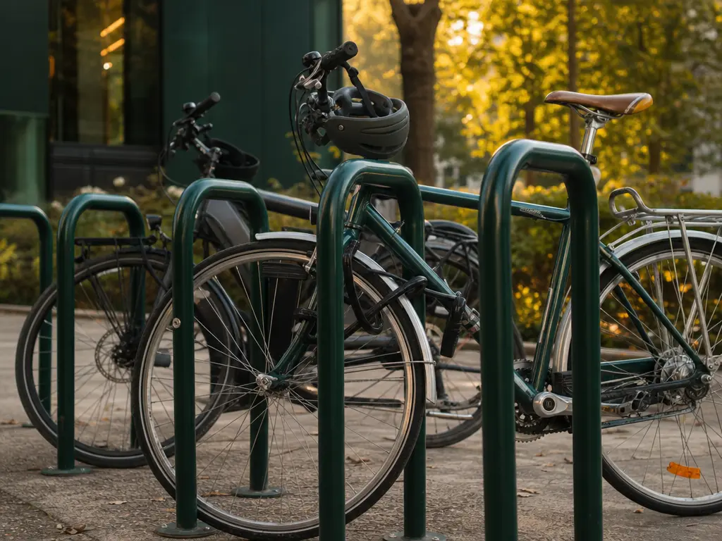 Arceaux vélo sécurisés cadre et roue